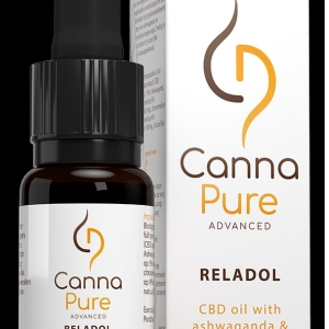 Canna reladol cbd olie met ashwaganda en citroenmilisse